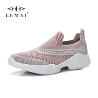 lemai size 35 42 women sneakers summer breathable mesh casual shoes woman slip on ballerina flats shoes creepers moccasins
