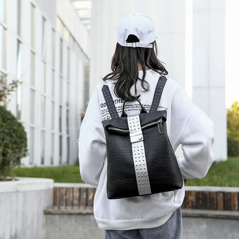 Женский рюкзак 2020 модный из мягкой искусственной кожи дорожная сумка рюкзаки для