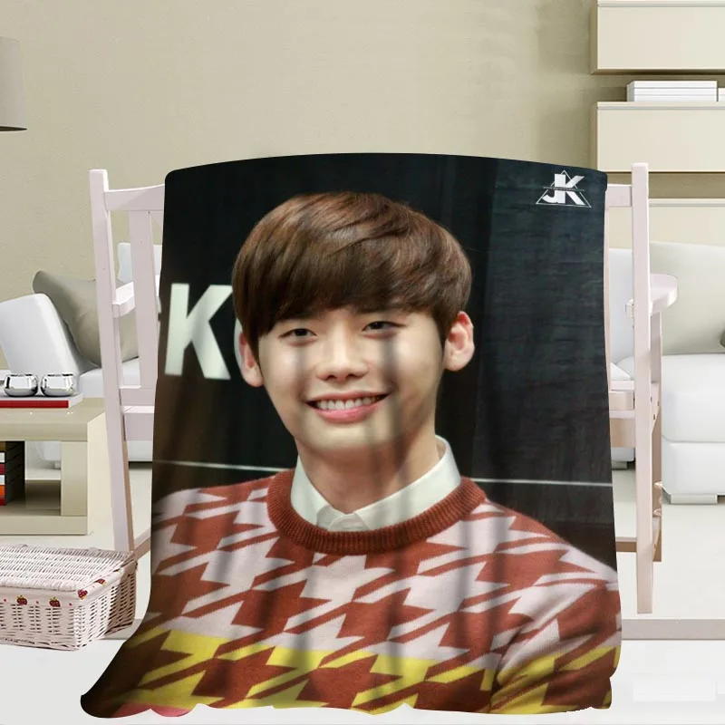 Новинка, уютные одеяла Lee Jong Suk, мягкое одеяло с 3D принтом, для дома/дивана/постельных принадлежностей, переносное одеяло для путешествий для взрослых - Цвет: 10
