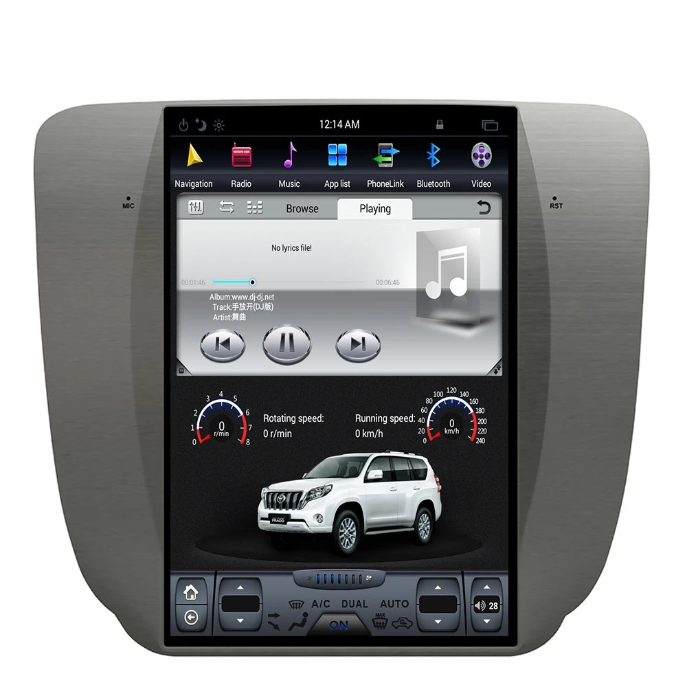 Android 9,0 4+ 32GB PX6 Tesla автомобильный мультимедийный плеер gps навигация для GMC Yukon/Chevrolet Tahoe silverado 2007-2012 радио
