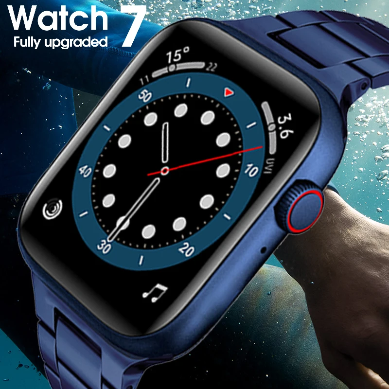 

2021 NEW IP68 waterproof Smart Watch Men Measure Heart Rate Blood Pressure Oxygen Call Smart Watch for Apple Android Watch women