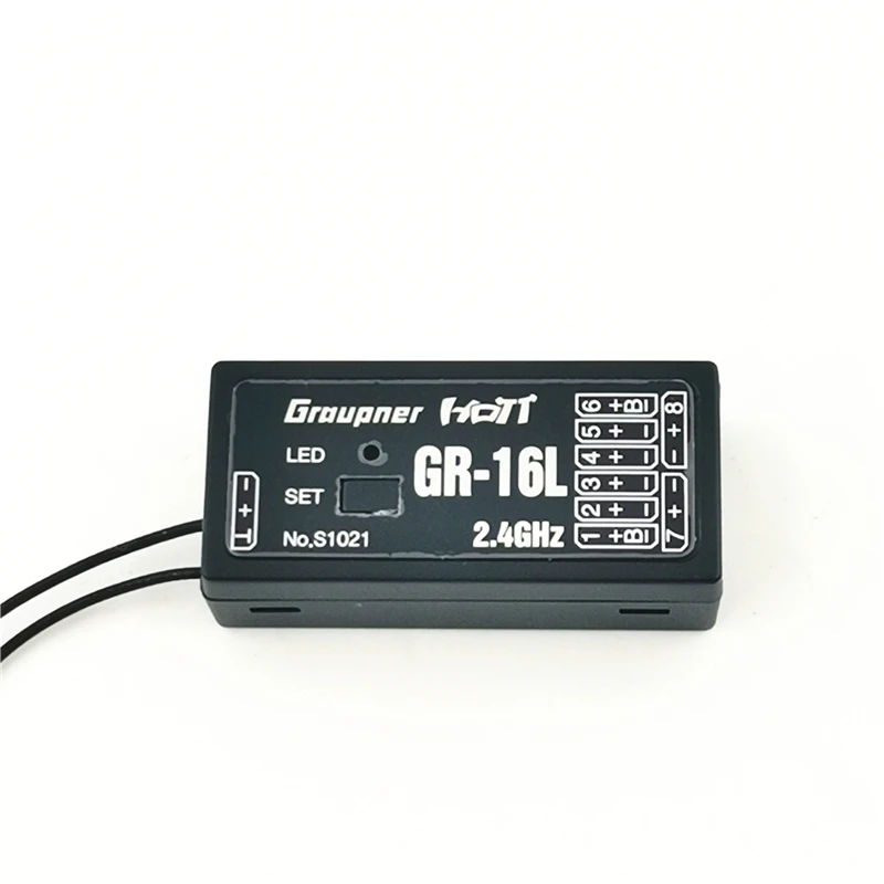 Graupner HoTT GR 16L 2 4 GHz 8 канальный приемник совместим с управлением для