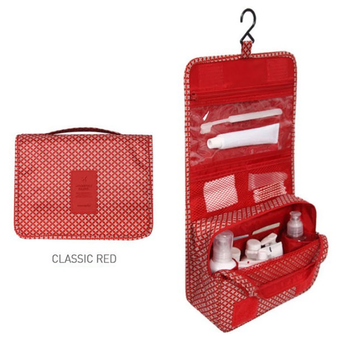 Складная дорожная сумка для хранения туалетных принадлежностей портативный