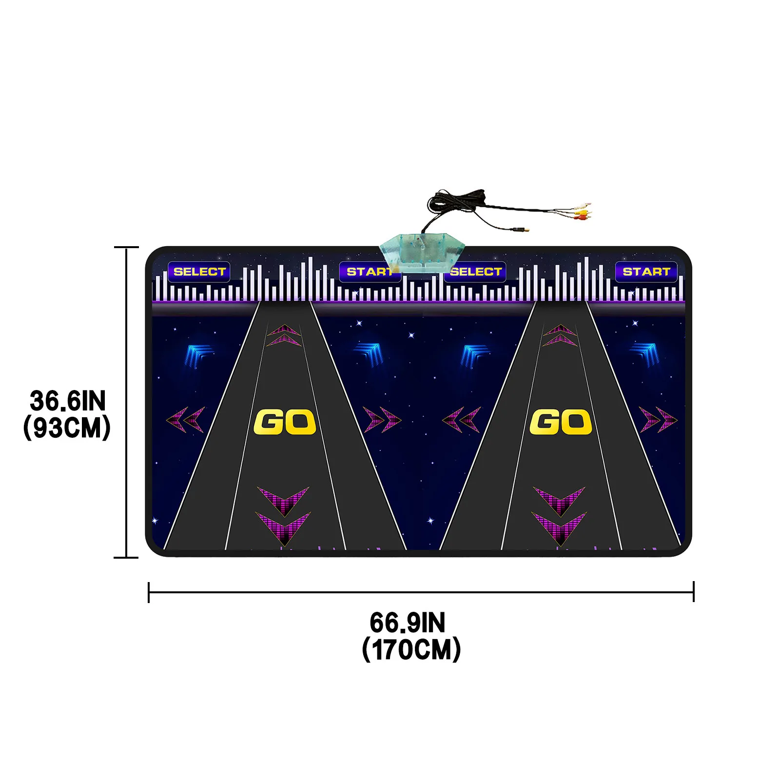 

2021 Dancing Mat Non-slip Dancers Mat Cushion Feeling Game Yoga Game Blanket Children Doll Toys For Kids Girl Boy Birthday Gift