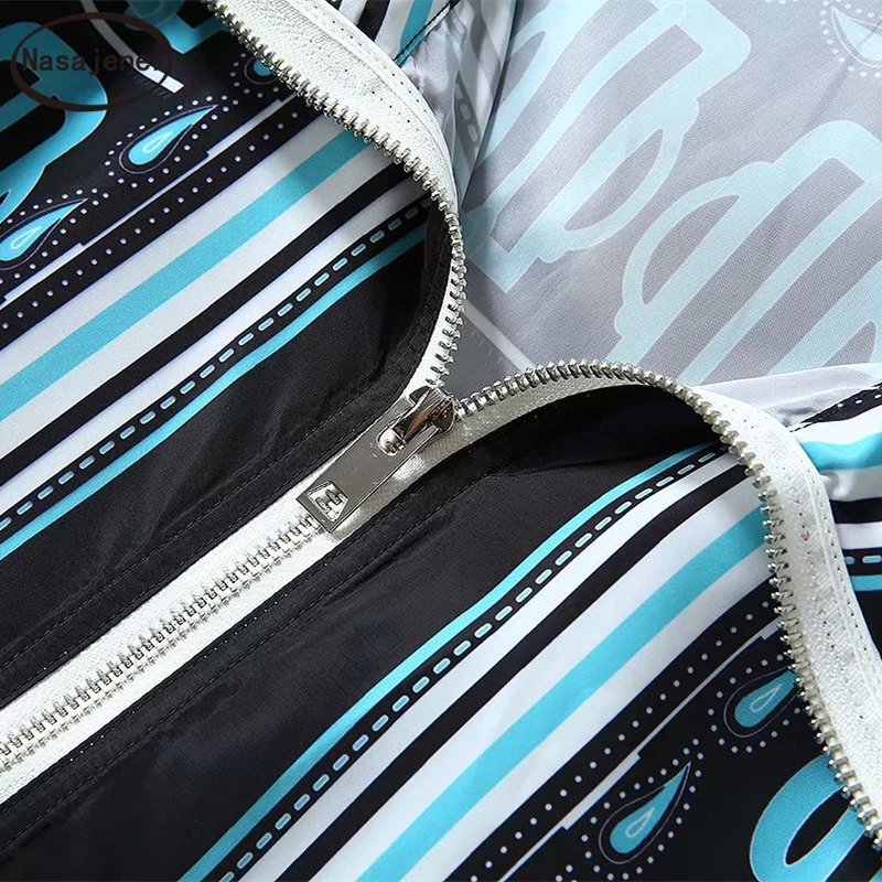 Новая модная подиумная Осенняя Повседневная куртка женская с длинным рукавом