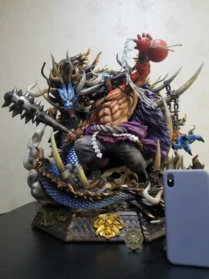 Негабаритная статуя один кусок четыре императора 1/6 Kaido GK резиновая фигурка героя Коллекционная модель игрушечная коробка P1611