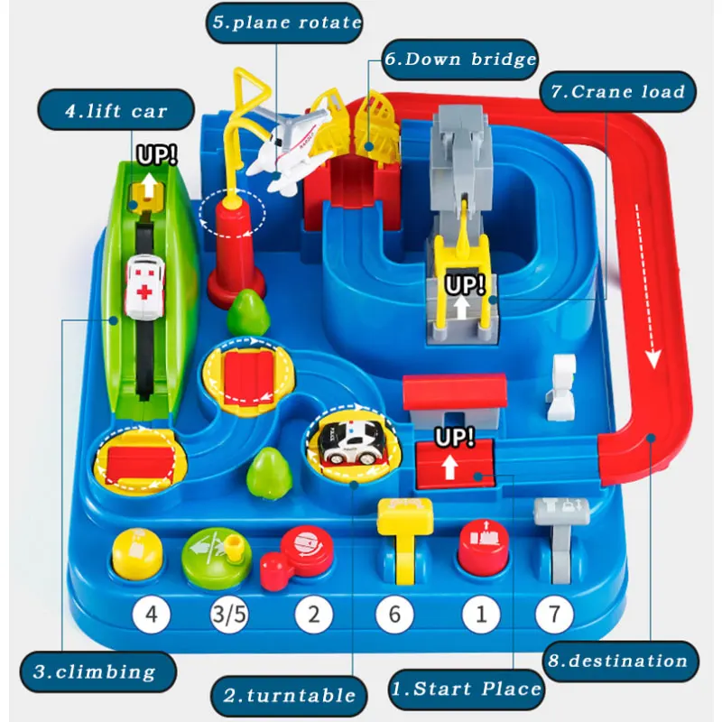 Новый электрический игрушечный поезд автомобили рельсы пульт дистанционного