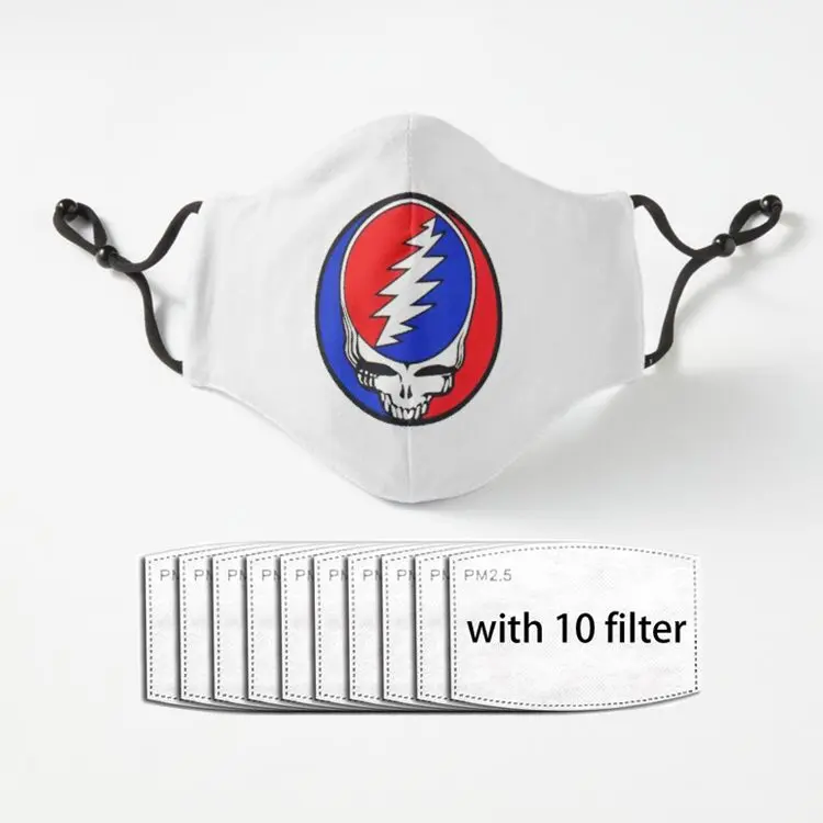 

Маска для защиты от пыли FENO MEN AL GRATEFUL DEAD с фильтром PM2.5, 5 слоев