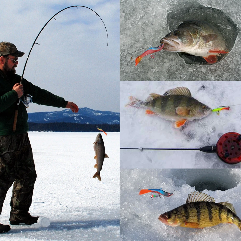 Goture 4pcs/lot Fishing Lures Winter Bait Balancers Wobblers Ice Jig Lure for Pike Perch 71mm 14g Equipment | Спорт и развлечения