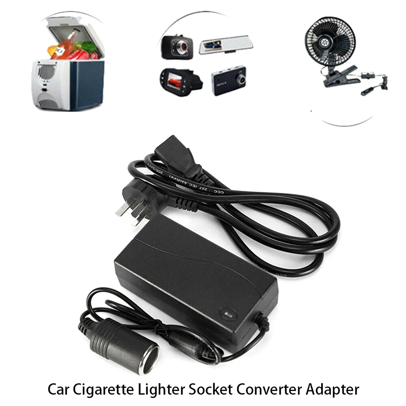 Car Inverter Cigarette Lighter Adapter Socket Converter 220V AC To 12V DC 5A 60W for Accessory Power Plug | Автомобили и