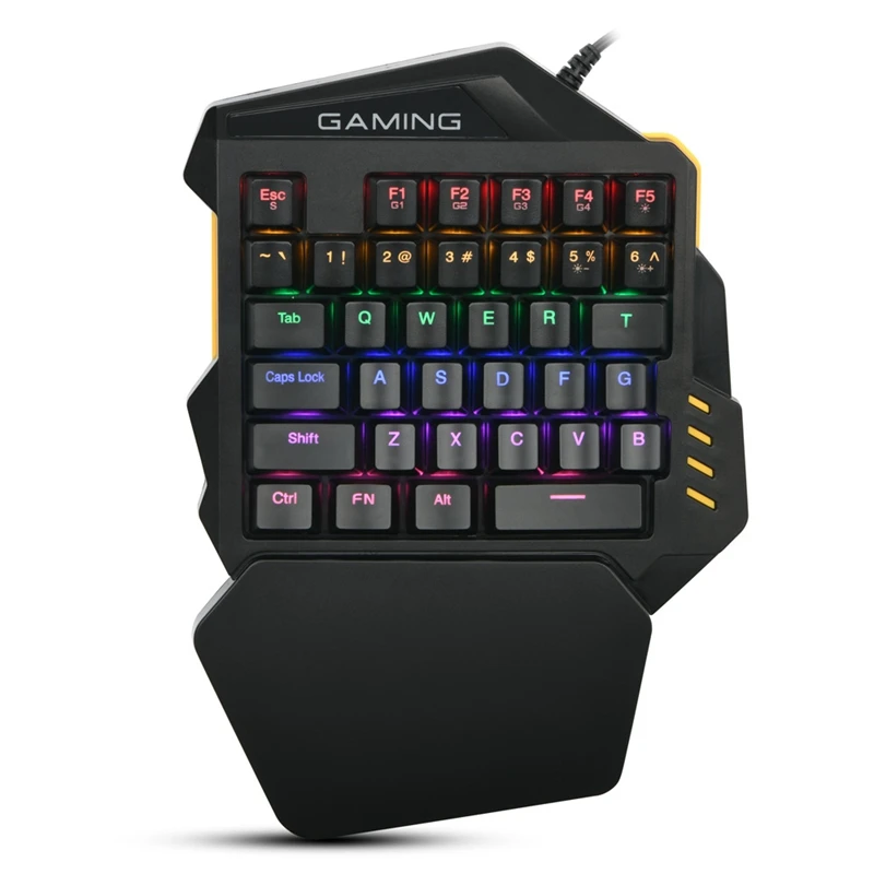 G94 USB механическая клавиатура 35 клавиш 3 вида светодиодный подсветка Механическая