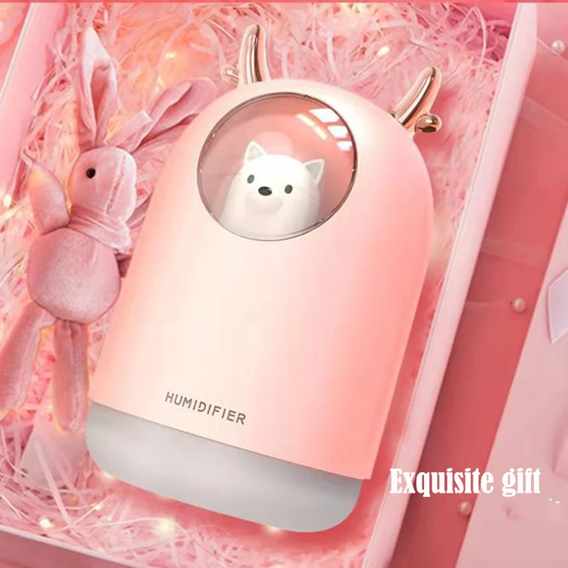 300 мл ПЭТ ультразвуковой увлажнитель воздуха USB арома-диффузор для эфирных масел