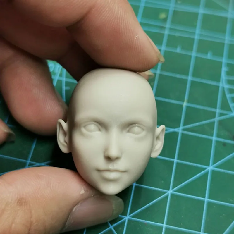 

Неокрашенная 1/6 FF7 детство Tifa лицевая пластина голова Лепка резьба модель подходит для 7-дюймовых детей фигурка тела для живописи упражнения