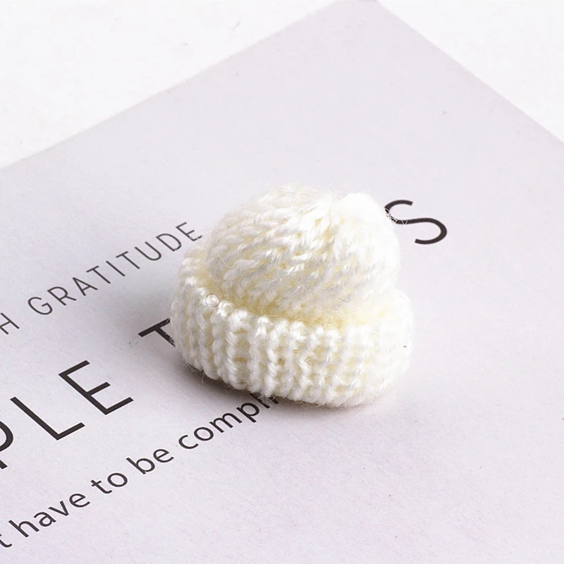 

Acrylic Crochet Knitted Weaving Hat For DIY Earring Jewelry Making & Craft Apparel 38mm(1 4/8") x 35mm(1 3/8"), 10 PCs