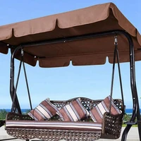 3 seater canopy waterproofed swing chair tent sunshade camping swing roof replacement garden supplies fabric sun shade