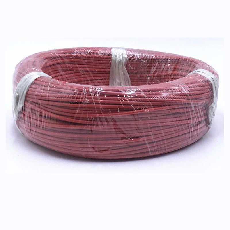 Силиконовый провод UL3135 18AWG 20AWG 22AWG 1 метр черный/красный цвет мягкий