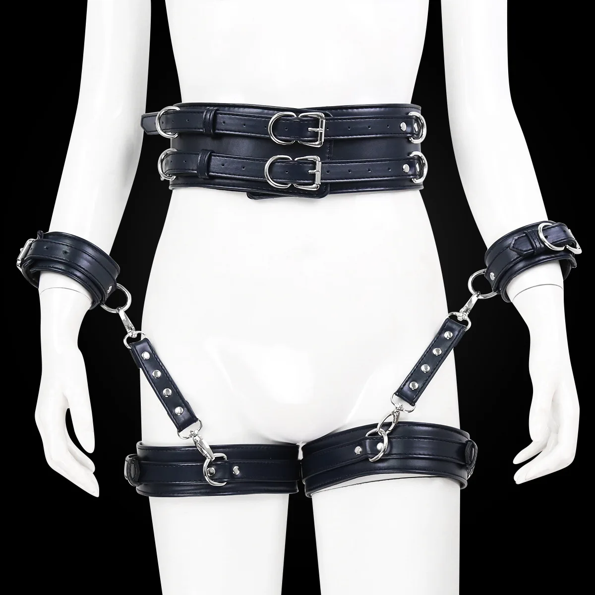 

New BDSM Bondage Gear Corset Straps Metal Clip Leather Punk Hook Unisex Garter Female Belt Suspenders Sex Toys Adult Sex Game