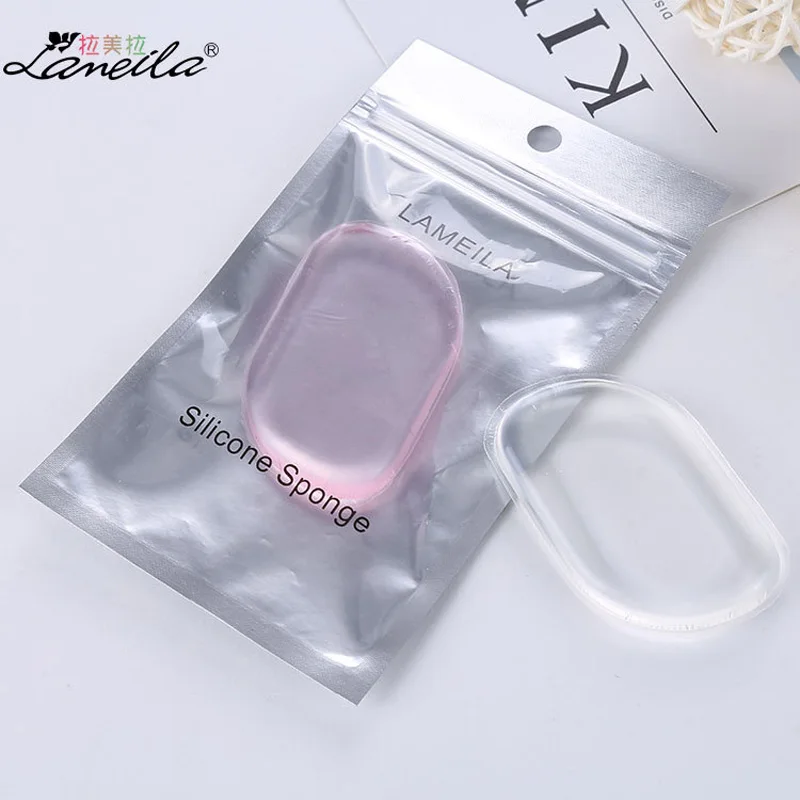 Мягкий силиконовый гель пудра слоеная губка для косметической основы лица BB крем