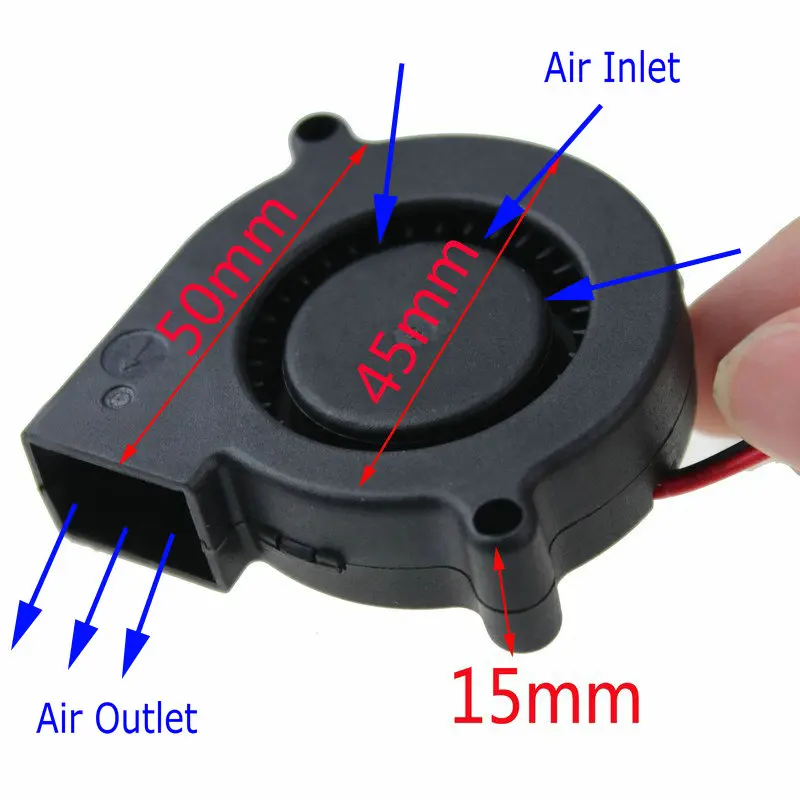2 шт./партия Бесщеточный Охлаждающий центробежный вентилятор постоянного тока