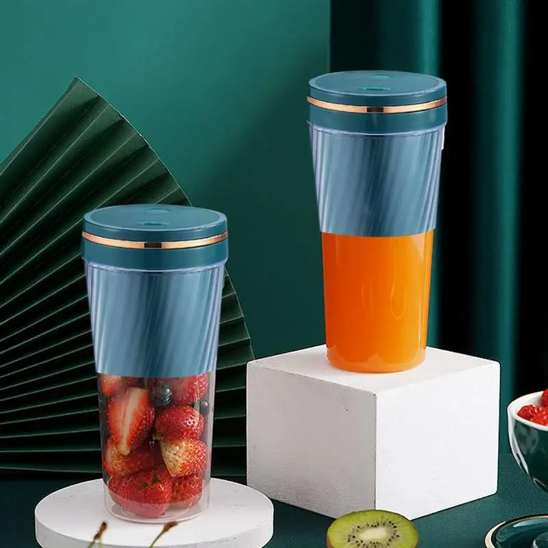 

Portable Blender Mini USB Juicer Cup Rechargeable Electric Power Mixer Bottle for Fruit Vegetable 350ml Mixing Machine withBlade