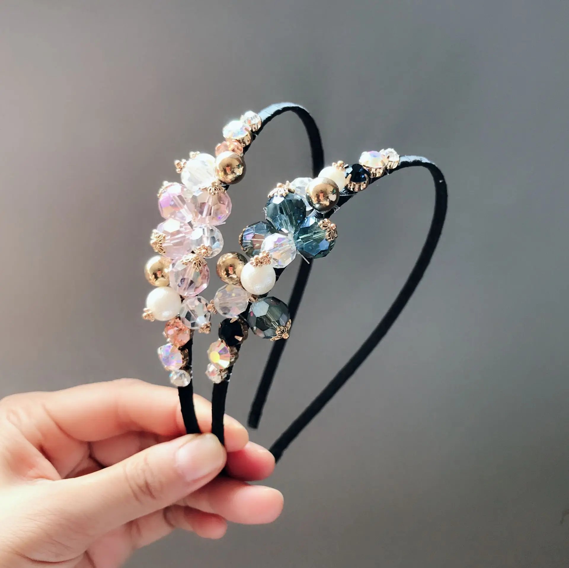 Женская повязка на голову с крупным жемчугом | Аксессуары для одежды