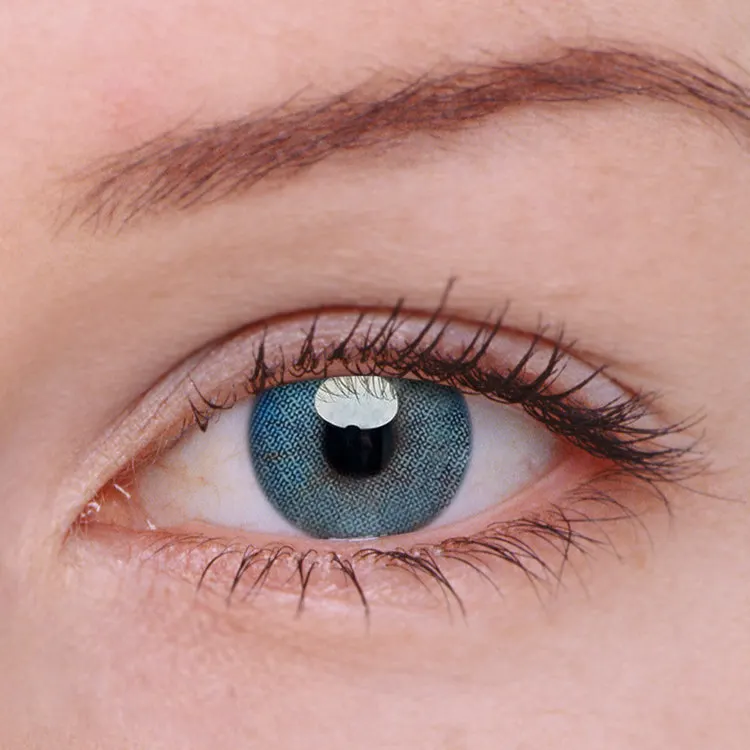 

3 шт./1 коробка, контактные линзы голубого цвета