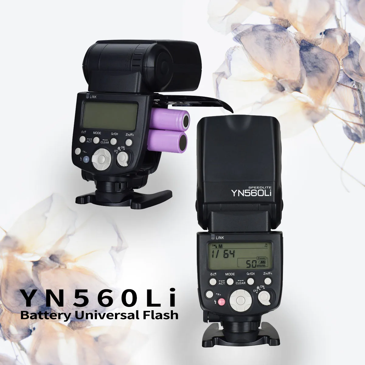 Светодиодная лампа для видеосъемки YONGNUO YN560 Li ion аккумулятор Батарея Беспроводной