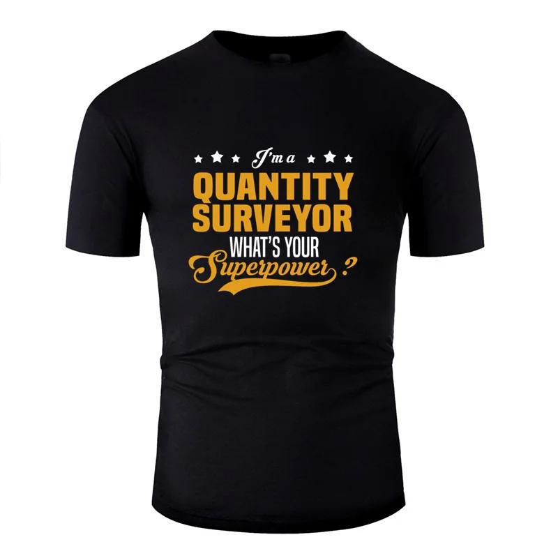 

Printed Quantity Surveyor Tshirt Men Famous Adult T-Shirts Leisure Plus Size S-5xl