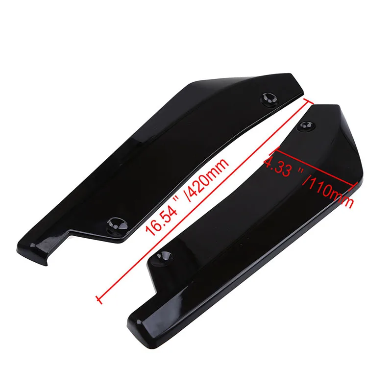 Posbay Универсальный Автомобильный задний бампер спойлер обмотка Угловые