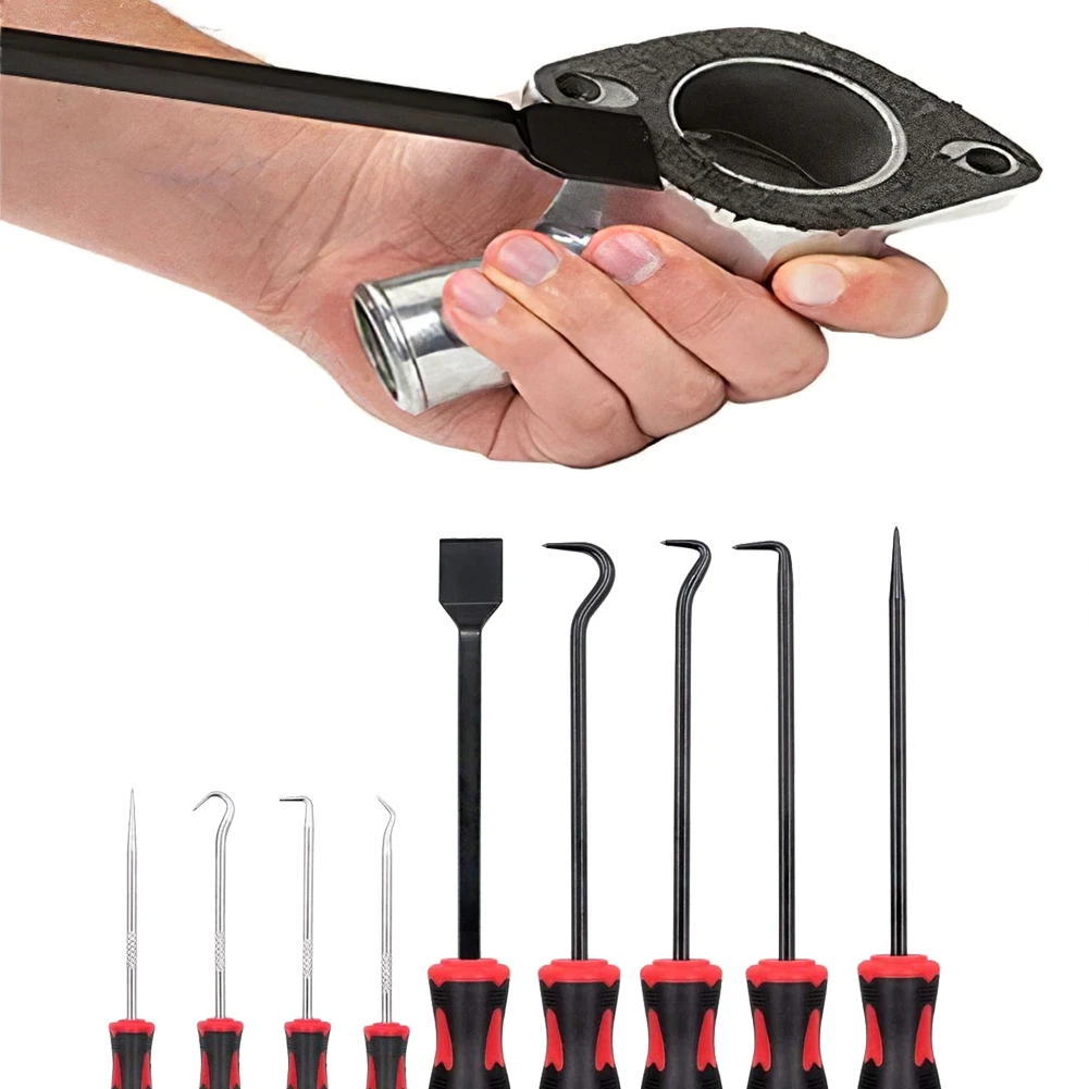 

Hook Oil Seal Fuel Seal Multifunctional Auto Repair Mini Hand Hook Oil Seal Screwdriver Hook Puller Fitter Tool 9PCS