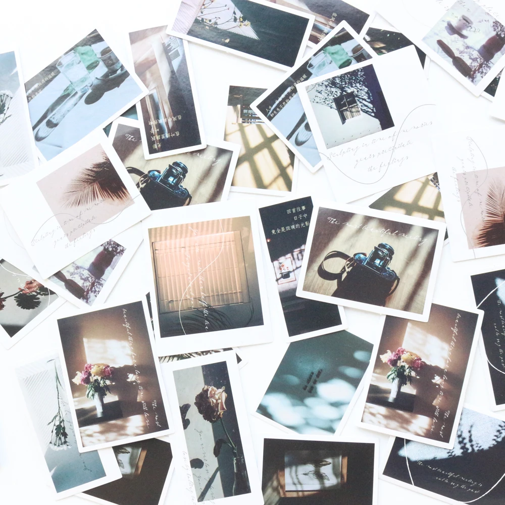 Domikee креативный декоративный пейзаж DIY дневник планировщик наклеек много