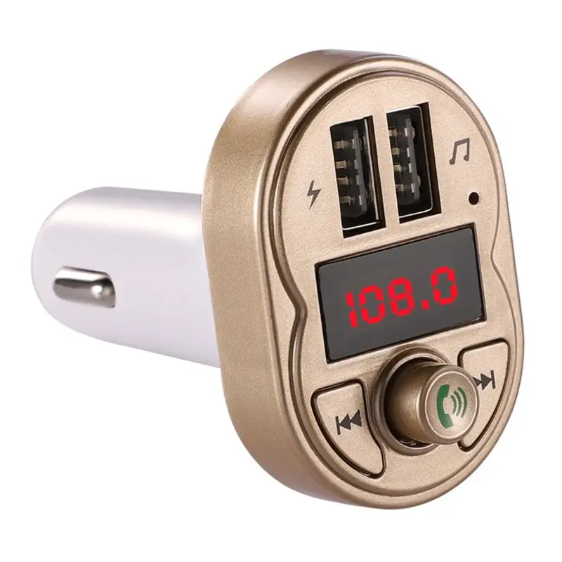 Беспроводное зарядное устройство для автомобиля Bluetooth FM трансмиттер mp3 плеер