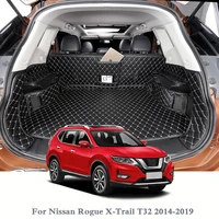 For Nissan Rogue X-Trail T32 2014-2019 Car Boot Mat Rear Trunk Liner Cargo Floor Carpet Tray Protector Internal Accessories Mats