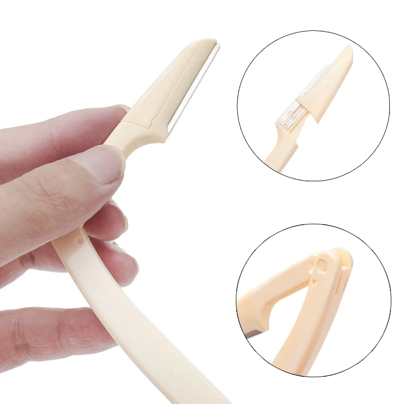 3 шт./кор. триммер для бровей безопасный острые лезвия Защитная сетка лезвие