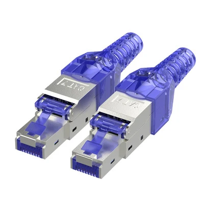 5cps экранированный Cat7 RJ45 соединитель обжимной штекер 10 гигабит Ethernet сетевой