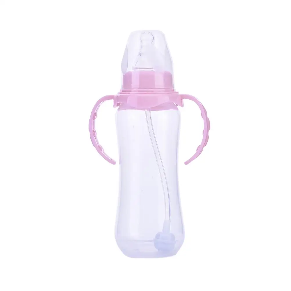 240 мл бутылки младенца Бутылки для воды новорожденных дети учатся кормления