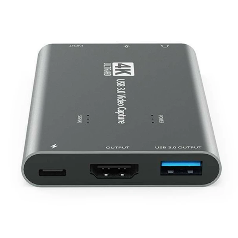 

67JA HDMI-compatible Capture Card, USB 3.0 4K Video Capture Device, HDMI-compatible to USB Video Capture Card, GUERMOK USB
