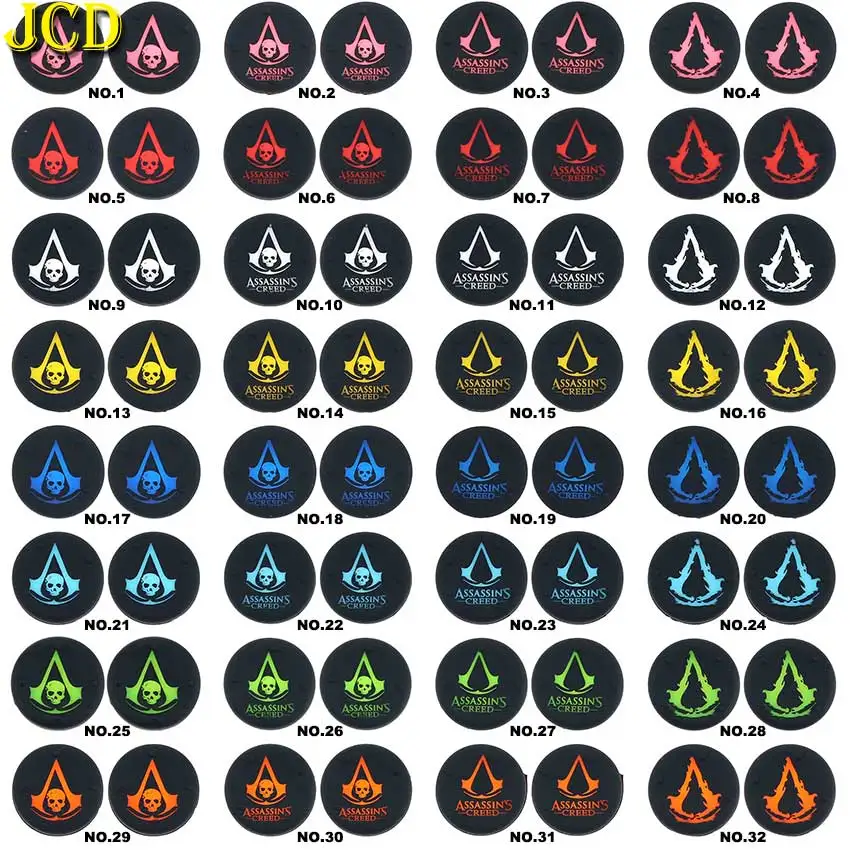 Силиконовые накладки на стики для джойстика JCD 32 модели Xbox 360 One PS4 PS3 Pro Slim |