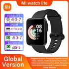 Глобальная версия Xiaomi Mi Watch Lite Bluetooth Смарт-часы GPS 5ATM водонепроницаемые умные часы Redmi фитнес-браслет с монитором сердечного ритма