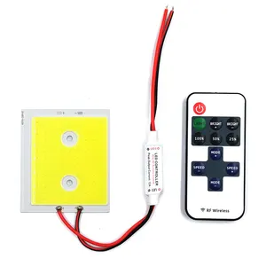 Панель светодиодсветильник с дистанционным управлением, 20 Вт, 12 В, с диммером, 70 х60 мм