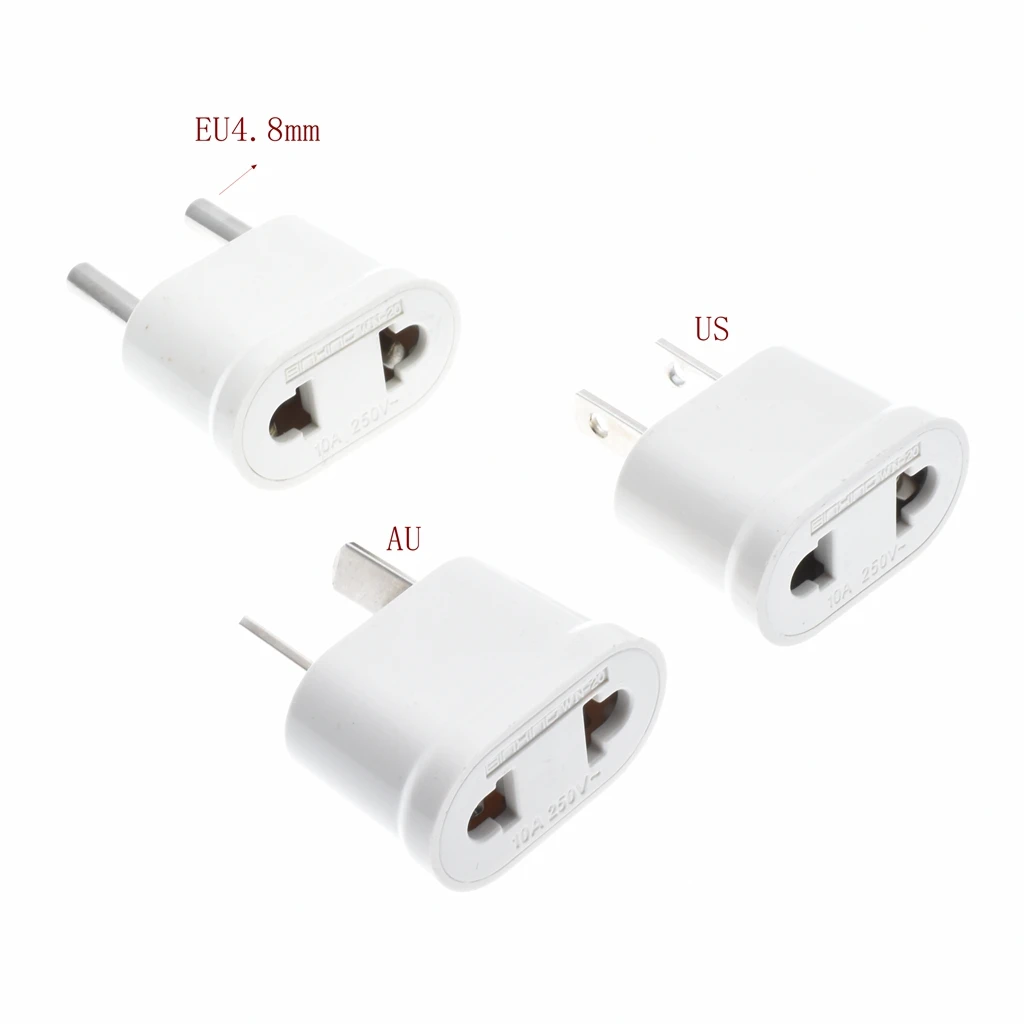 4 8 мм США ЕС евро Европа зарядное устройство Schuko переходник конвертер розетка
