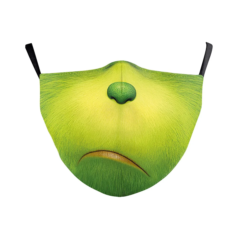 Как Гринч украл Рождество Косплэй уход за кожей лица маска против пыли маски для