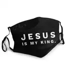 Моющиеся и надписью Jesus Is My King лицевая маска для взрослых My король вера христианский Бог маска Для мужчин Для женщин Для мужчин защитный респиратор муфельная печь