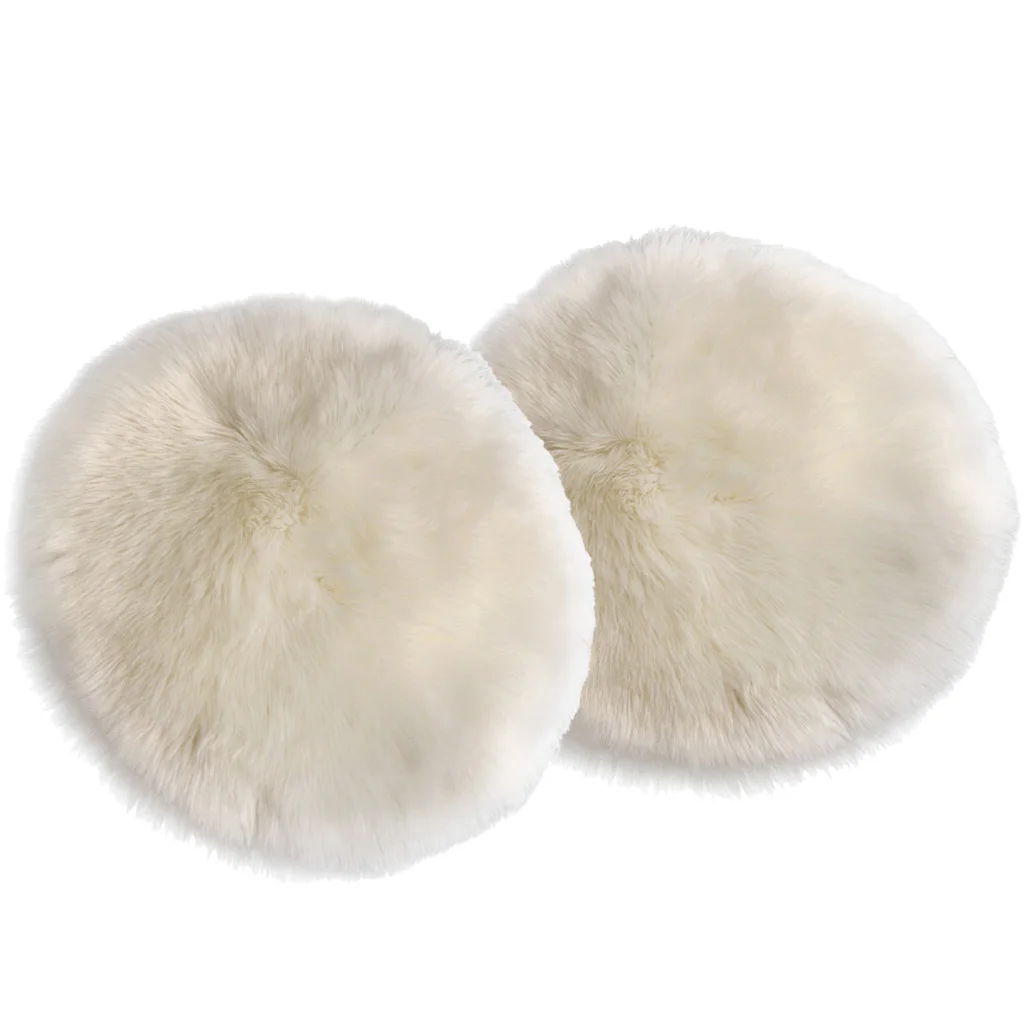 2 шт. подкладка под сиденье из искусственной овчины | Дом и сад