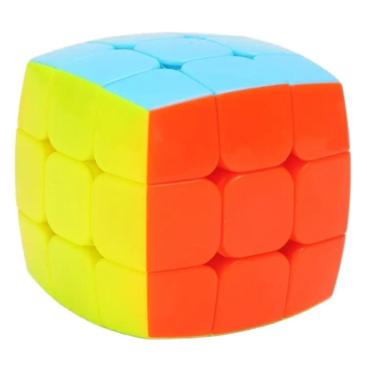 Фото Yuxin Pillowed 3x3x3 Cube Magic Puzzle Stickless Pink Magic Cube 3x3 Speed Cubo Magico Zhisheng Профессиональные развивающие игрушки №4