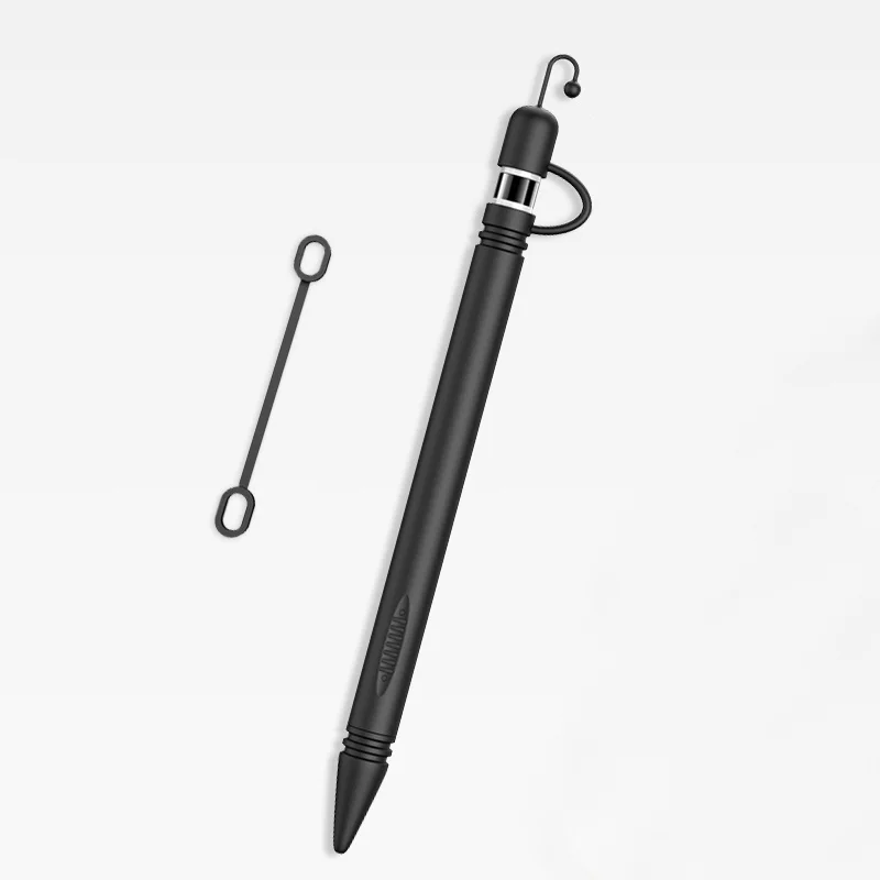 Black Мягкий силиконовый чехол для Apple Pencil, стилус для Apple, 360, полный защитный чехол, коннектор для iPad Pro Tablet - Цвета: Black
