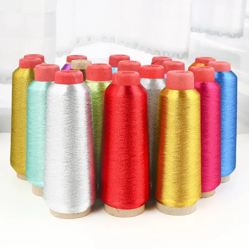 

3600m Polyester Sew Thread Gold Silver Clothes machine embroidery for sewing Thread Strong Durable Hand Craft Machines Material