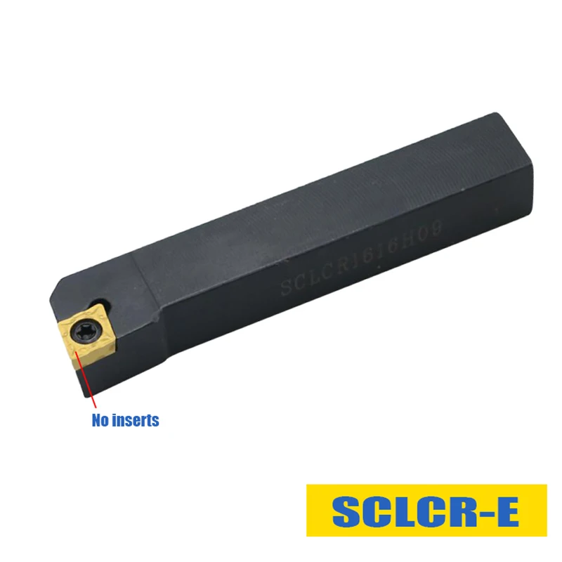

SCLCR1616H09 SCLCR2020K09 SCLCR2020K12 SCLCR2525M09 External Lathe Turning Tool Holder Cutting Angle 95 Degree No Include Insert