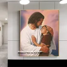 Иисус Христа и ребенок Религиозные христианские картины на холсте постеры и принты настенные картины для домашнего декора стен