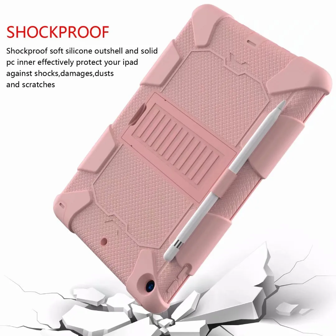 Shockproof Rubber Hard Stand Cover For iPad 7th Generation 10.2 2019 Case Heavy Duty Apple | Компьютеры и офис